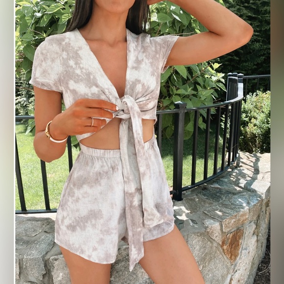 Brown Dyed Girl romper (Carolyn Romper) - Picture 2 of 2